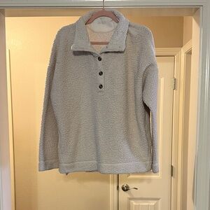 Aerie Linen Teddy Jacket